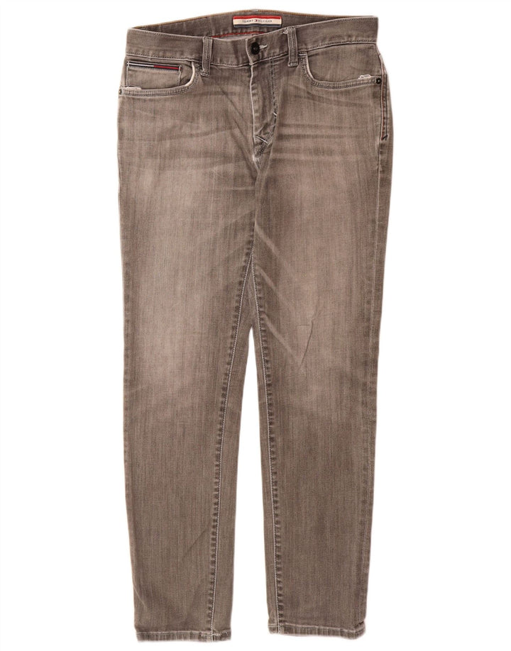 Tommy Hilfiger Vaqueros ajustados para hombre W30 L30 Algodón gris