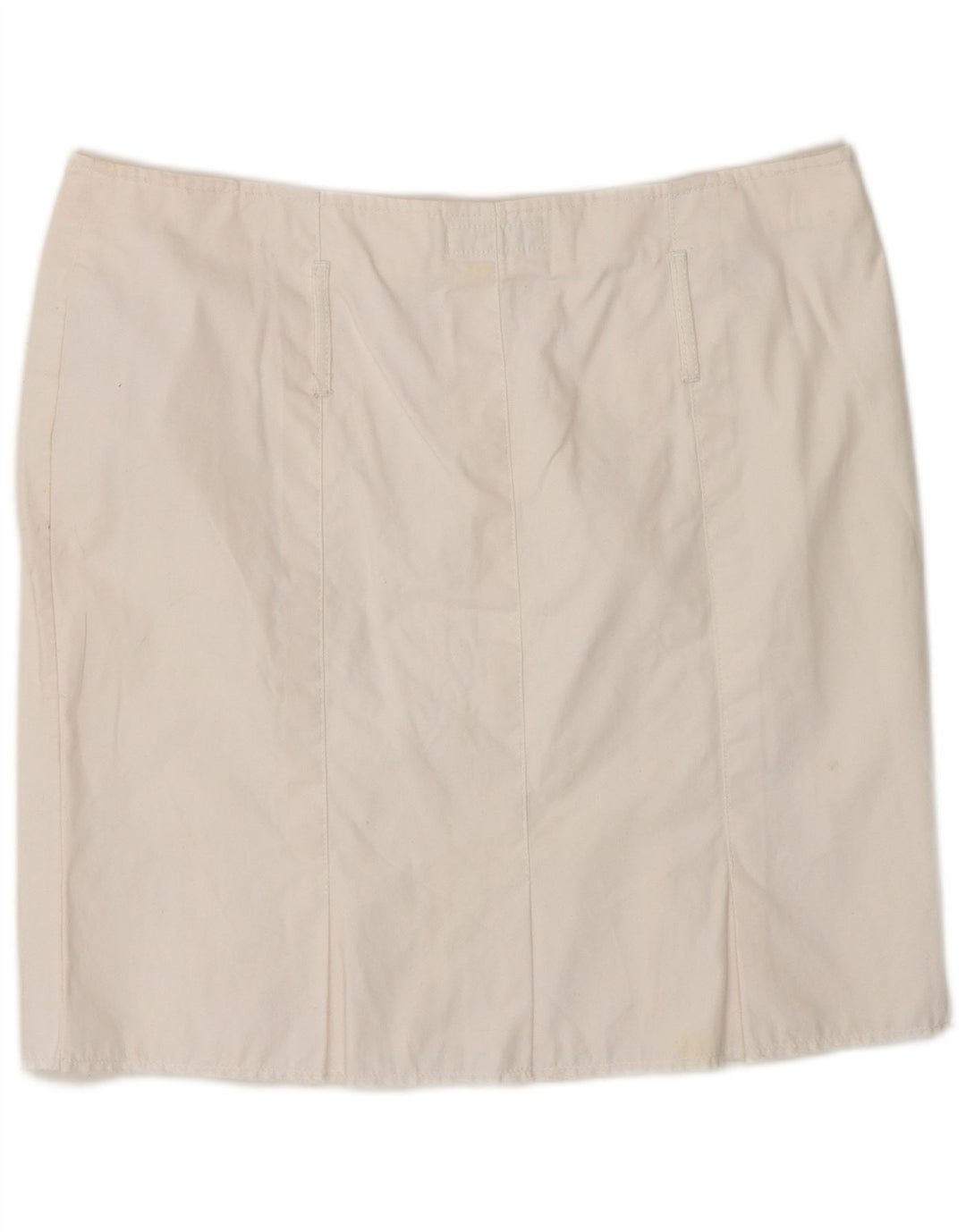 Tommy Hilfiger Minifalda para Mujer Grande W32 Algodón Blanco