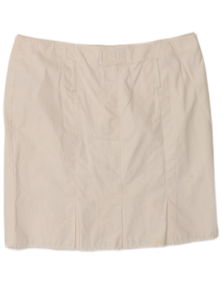 Tommy Hilfiger Minifalda para Mujer Grande W32 Algodón Blanco