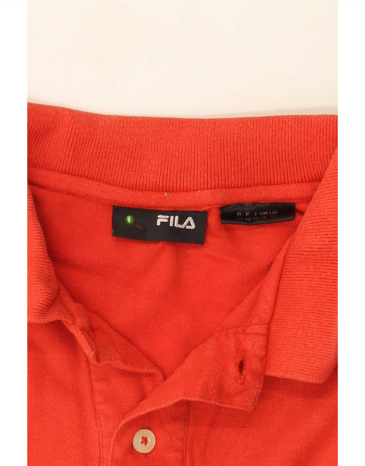 Polo Fila Hombre Rojo Mediano