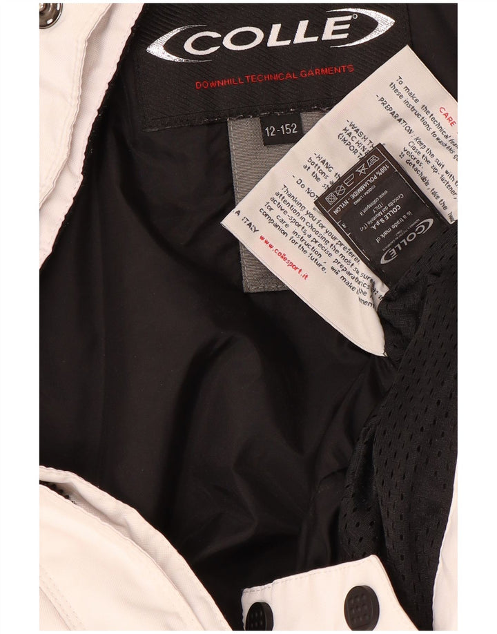 VINTAGE Chaqueta de esquí para niño 11-12 años Poliéster color block multicolor