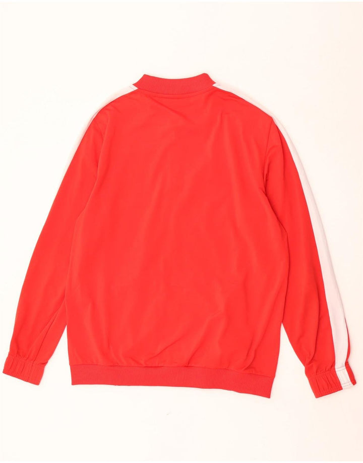 Puma Chaqueta de chándal para hombre con bloques de color rojo medio Poliéster