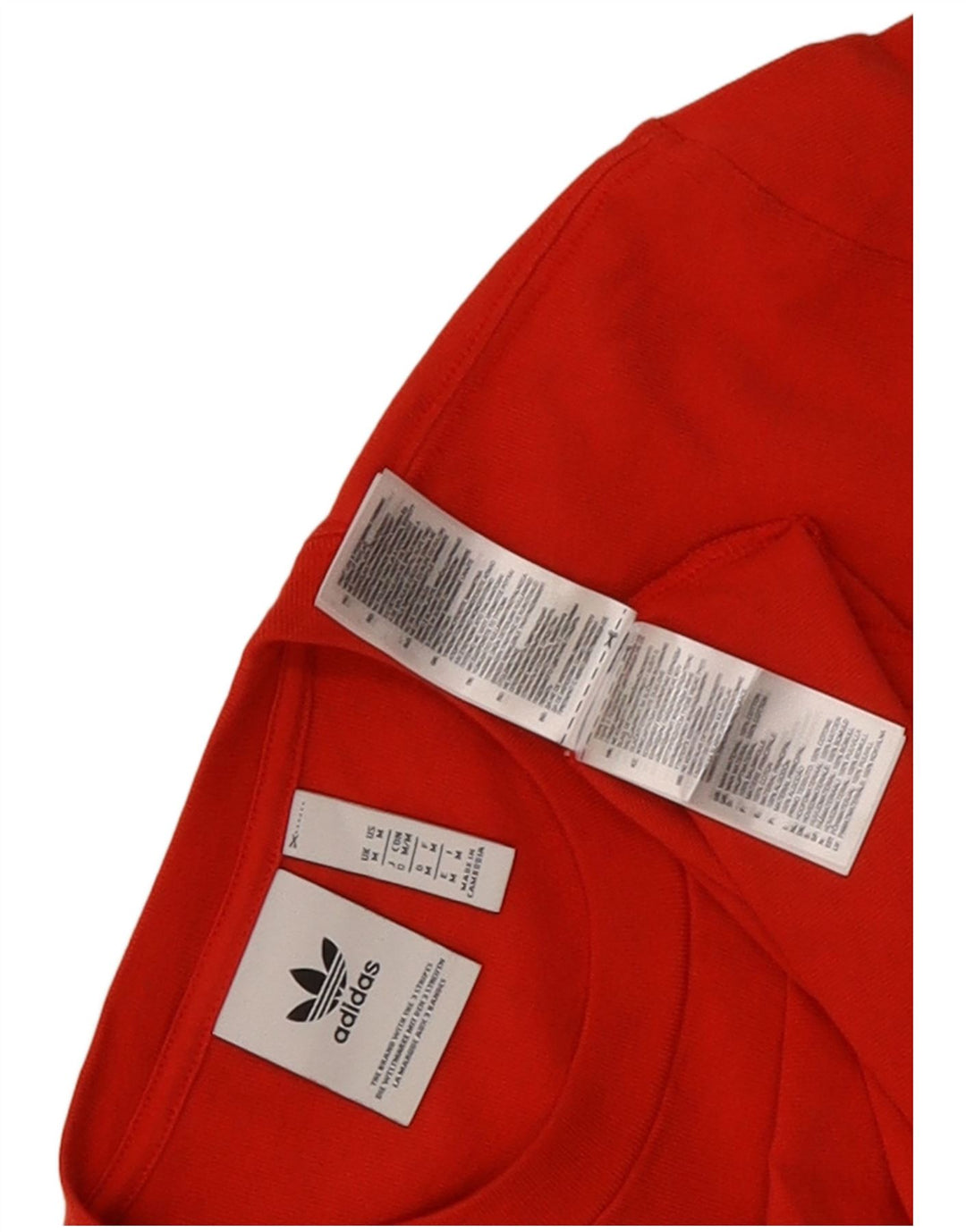 Adidas - Camiseta gráfica para hombre, color rojo medio, algodón