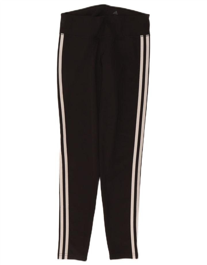 Adidas Leggings Climalite para mujer Reino Unido 8/10 Pequeño Negro Poliéster