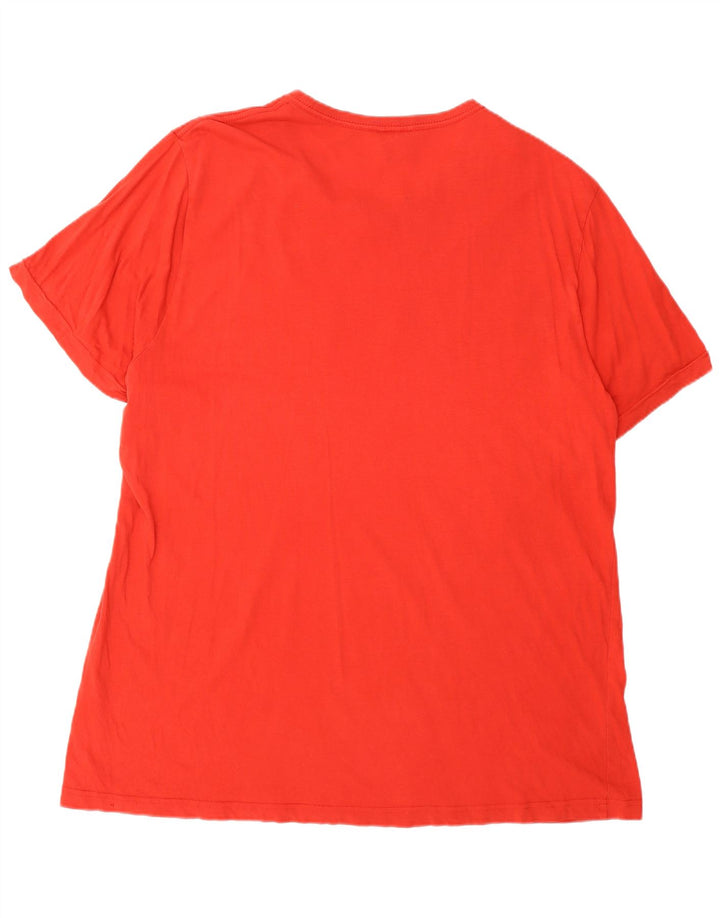Puma Camiseta gráfica para hombre Top XL Algodón rojo