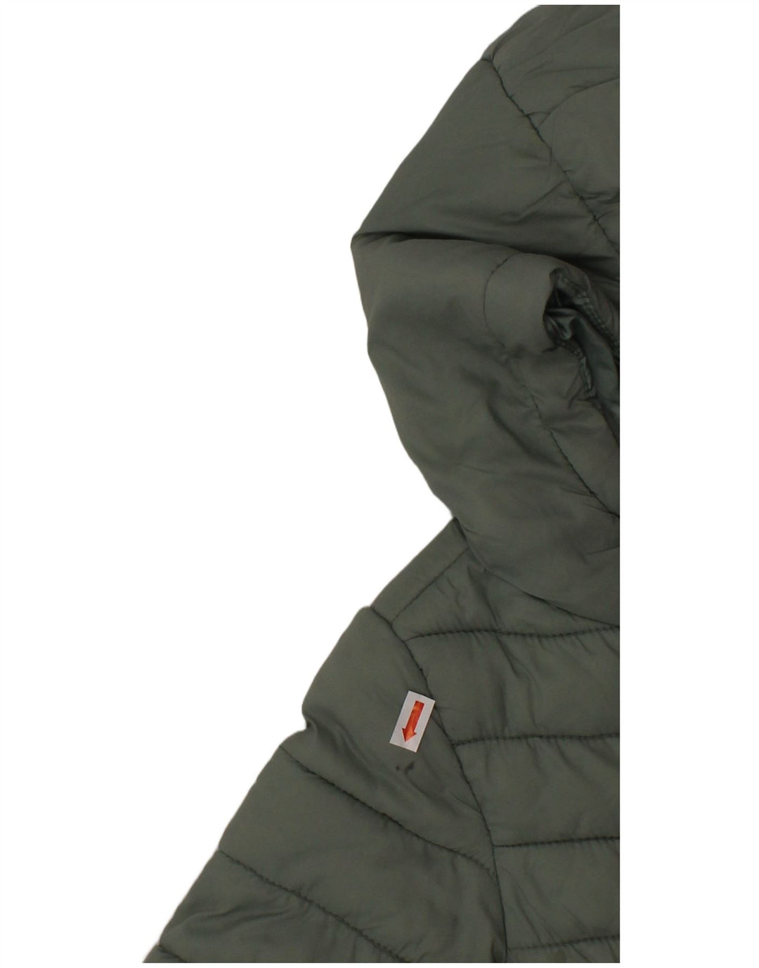 DKNY Chaqueta acolchada con capucha para bebés niñas 18-24 meses Nylon verde