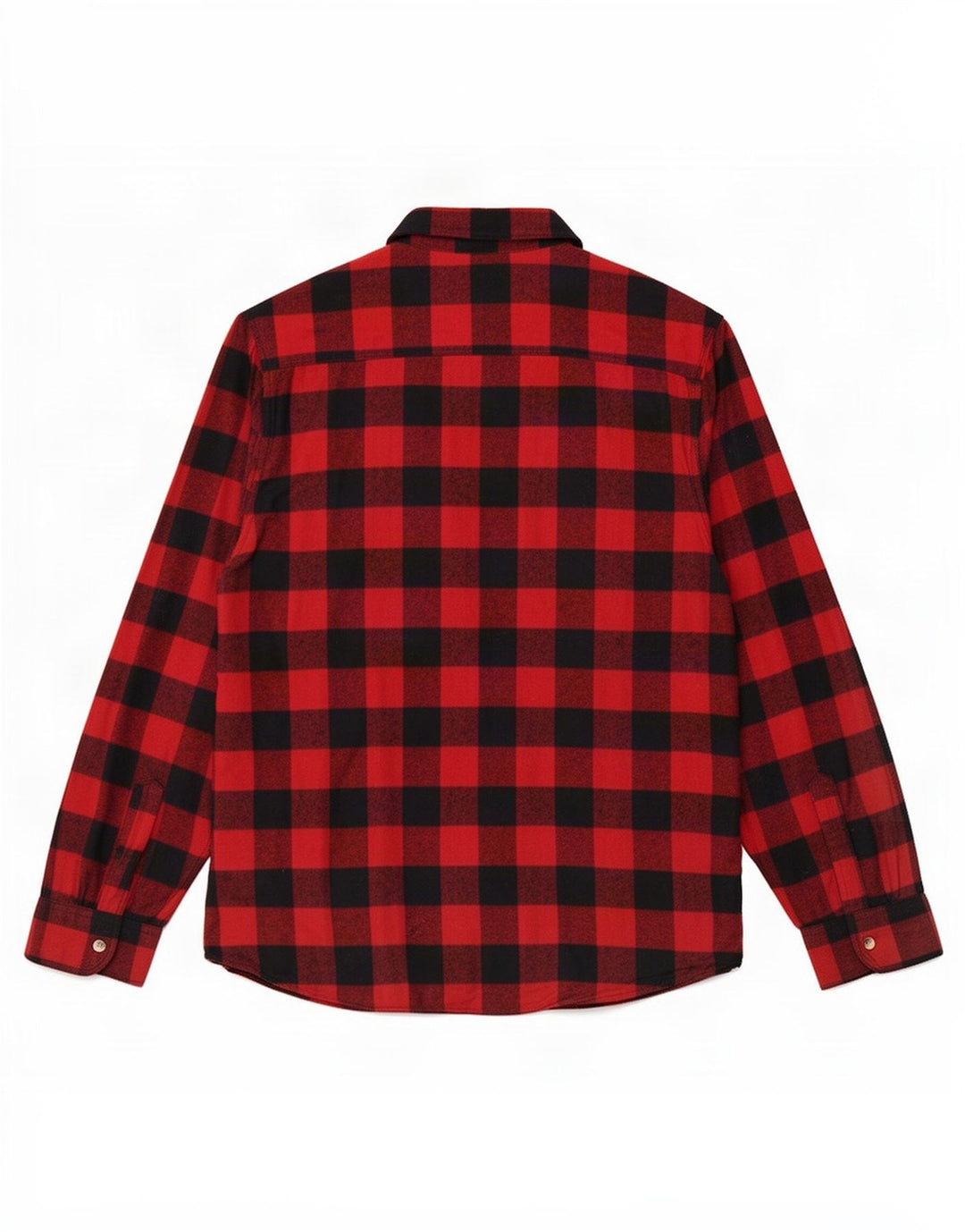Camisa de franela idéntica para hombre XL Algodón a cuadros rojo
