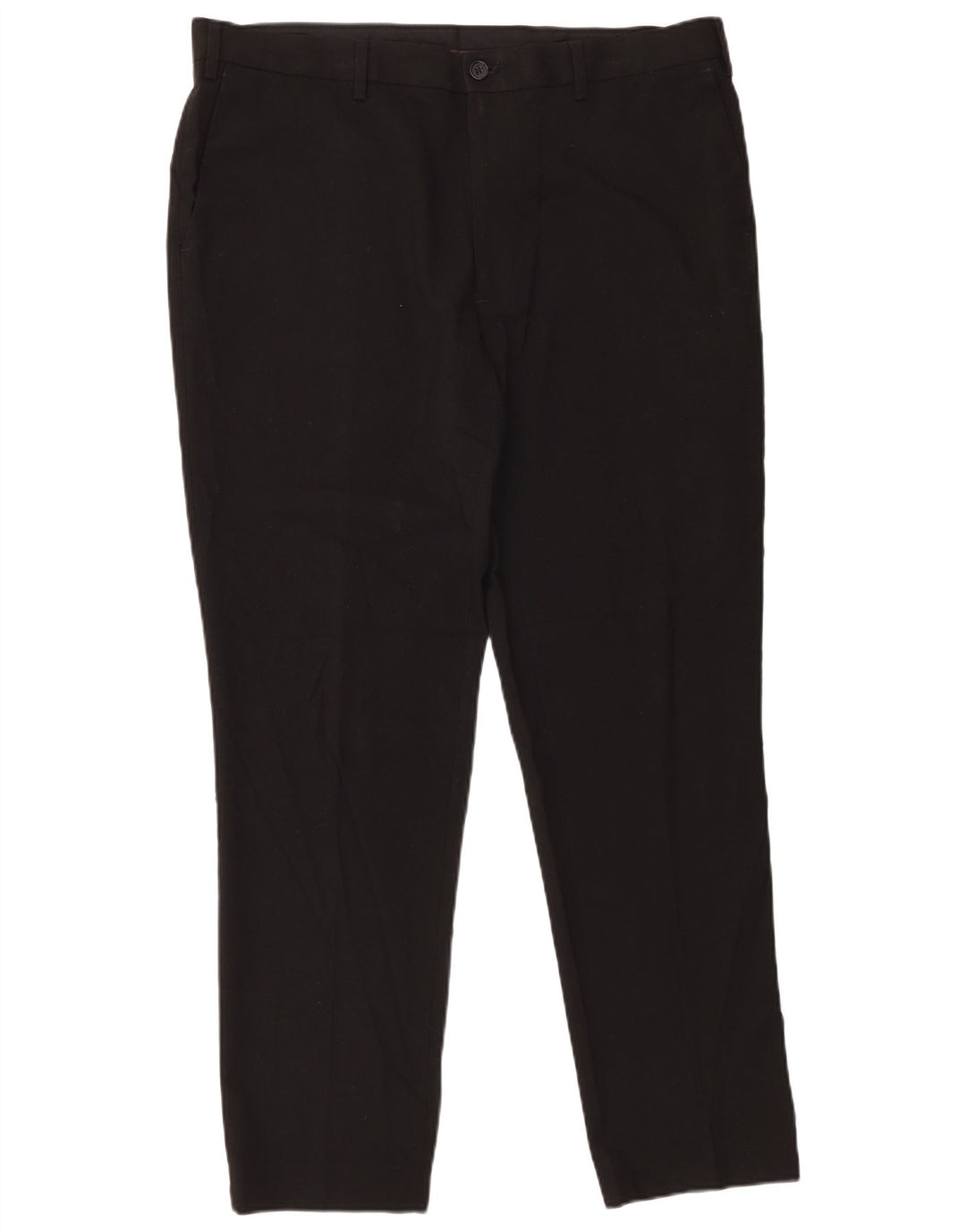 Marks & Spencer Pantalones chinos ajustados para hombre W38 L31 Poliéster negro