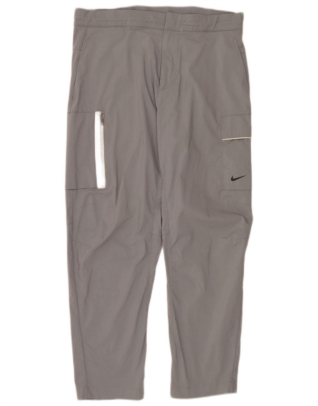 Pantalón cargo recto Nike para hombre W34 L28 Algodón gris