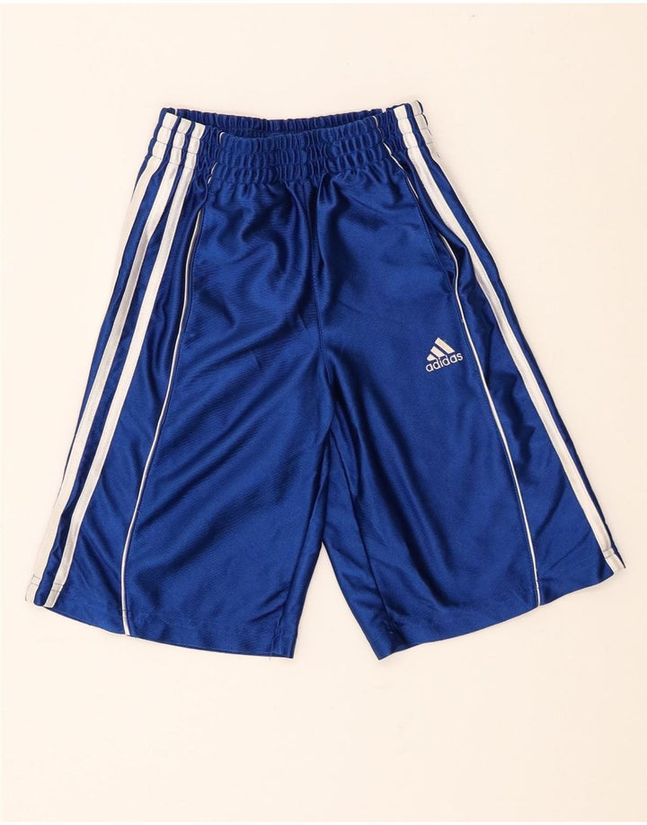 Adidas Pantalones cortos deportivos para niño 7-8 años XS Azul Poliéster