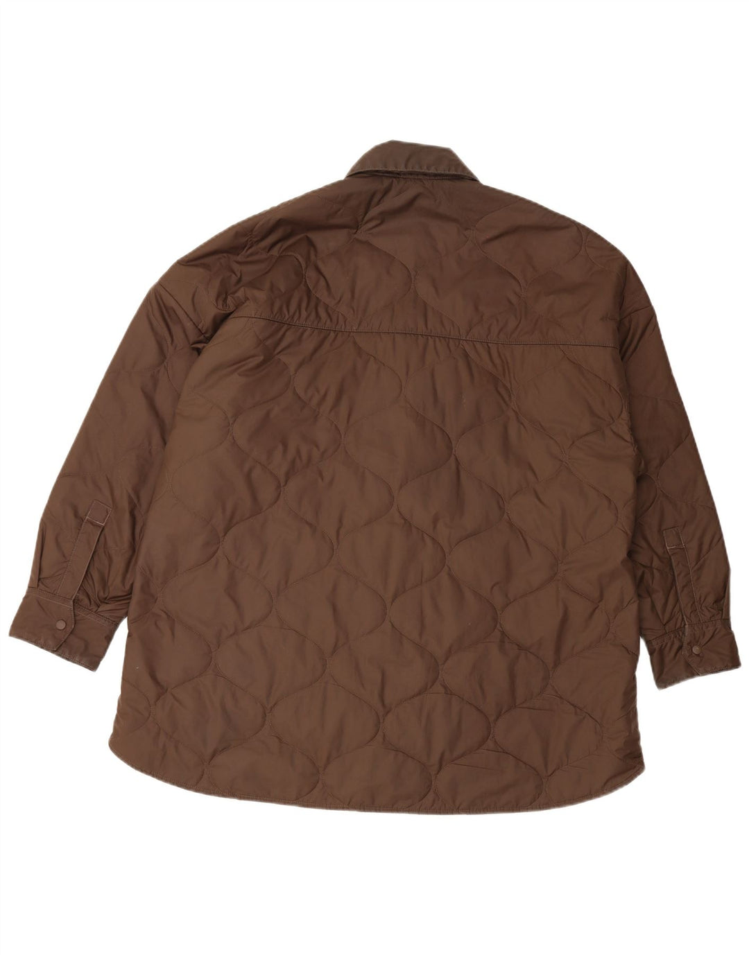 Nike Chaqueta acolchada extragrande para mujer UK 46 Grande Poliéster marrón