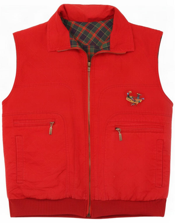 Navigare Chaleco acolchado reversible para hombre UK 38 Medium Red
