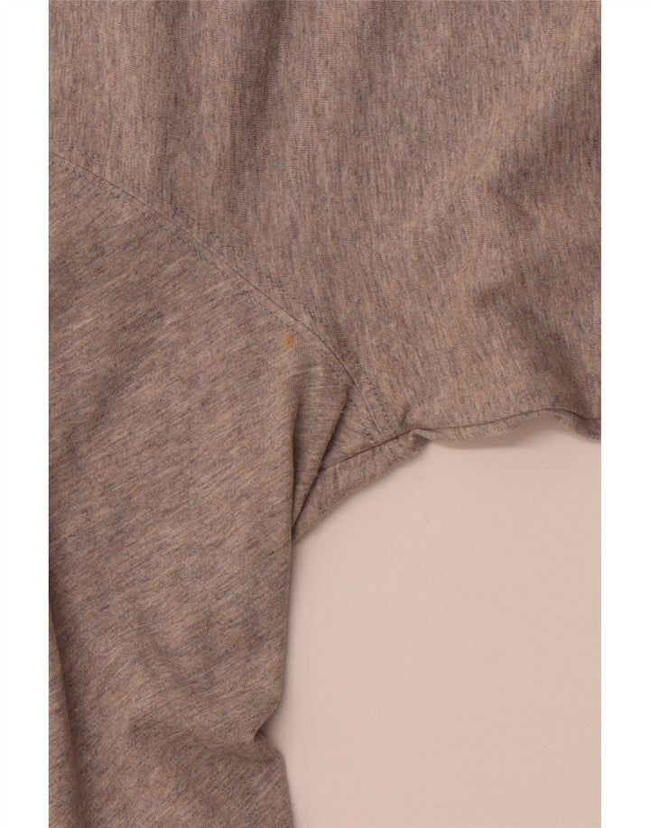 TOMMY HILFIGER Hombre Heritage Graphic Top Manga Larga Algodón Gris Medio