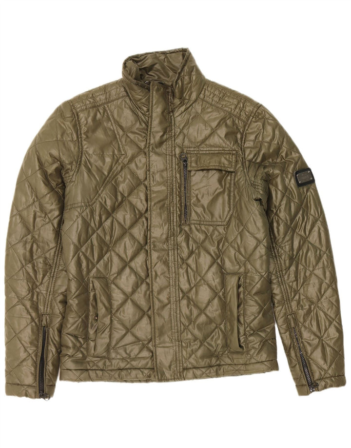 Datch Chaqueta acolchada para hombre UK 38 Poliéster caqui medio