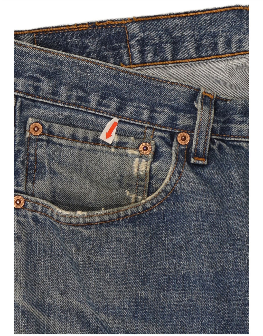LEVI'S Vaqueros rectos 751 para hombre W34 L30 Azul
