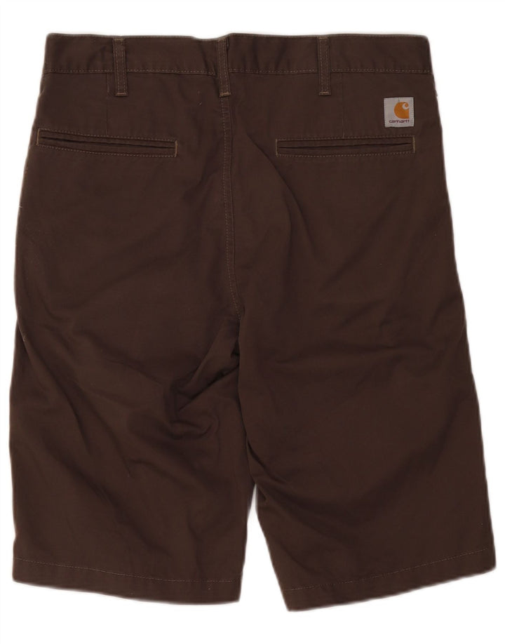 Carhartt Mens Regular Chino Shorts W32 Poliéster Marrón Medio