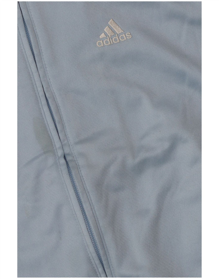 Adidas - Chaqueta de chándal para niño, 13-14 años, color azul, poliéster