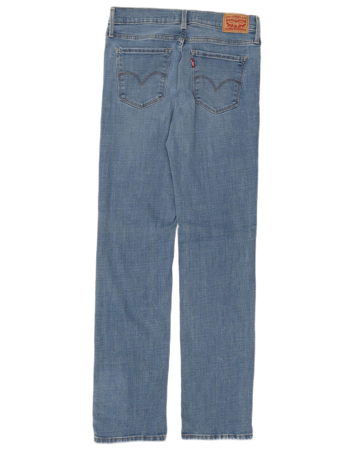 LEVI'S Mujer 314 Shaping Straight Jeans W28 L30 Azul