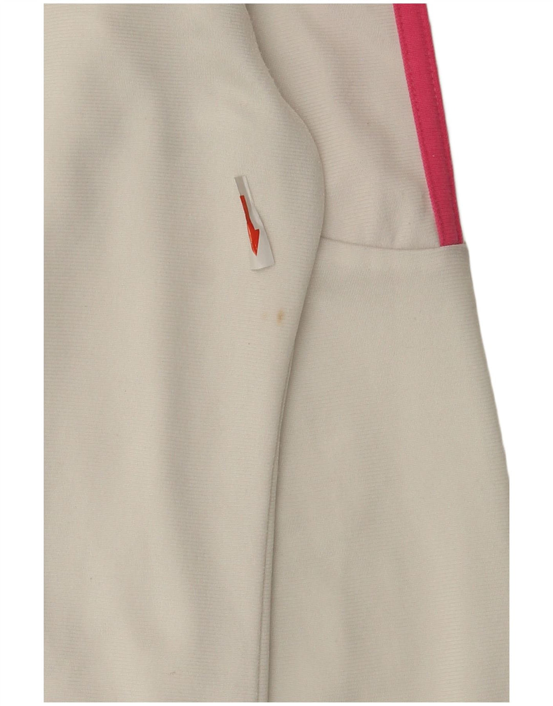 Adidas - Chaqueta de chándal gráfica para niña, 14-15 años, poliéster blanco
