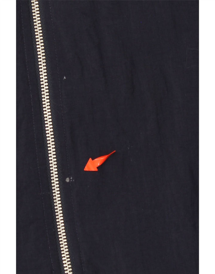 FILA Chaqueta reversible con capucha para hombre IT 50 Large Azul marino Colorblock