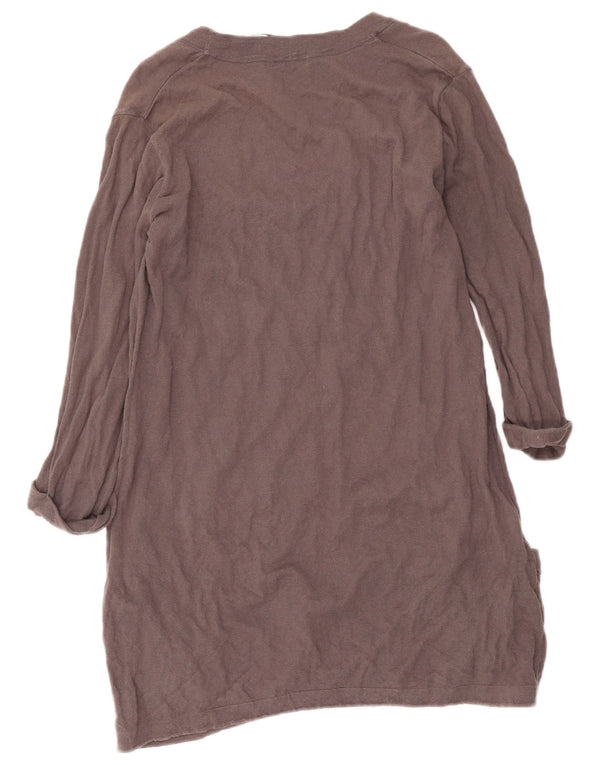Cos Vestido tipo jersey extragrande con manga 3/4 para mujer Reino Unido 10 Pequeño algodón gris