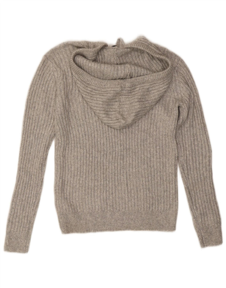 Marks & Spencer Jersey con capucha para mujer UK 6 XS Gris Poliéster