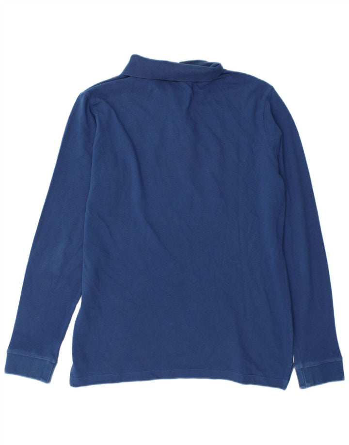 Paul & Shark Polo de manga larga para hombre Yachting azul medio