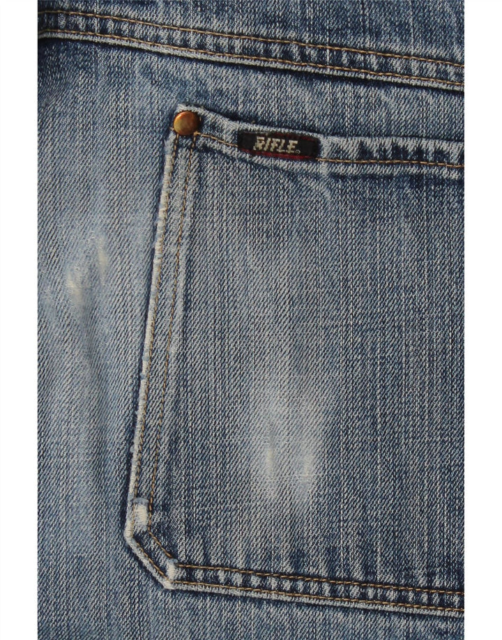 Rifle Mens Straight Jeans W34 L31 Blue