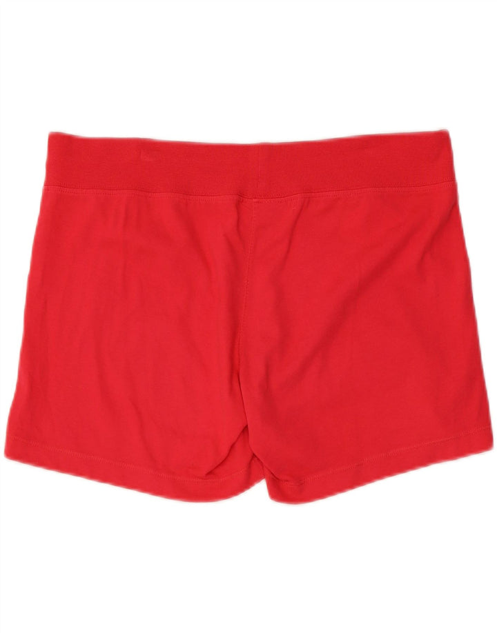 CHAMPION Pantalones cortos deportivos Heritage Classics para mujer UK 14 Mediano Rojo Algodón