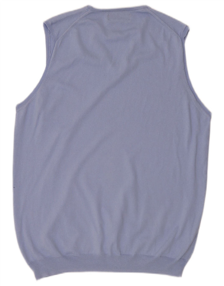 Zara Hombre Chaleco Tank Top XL Azul