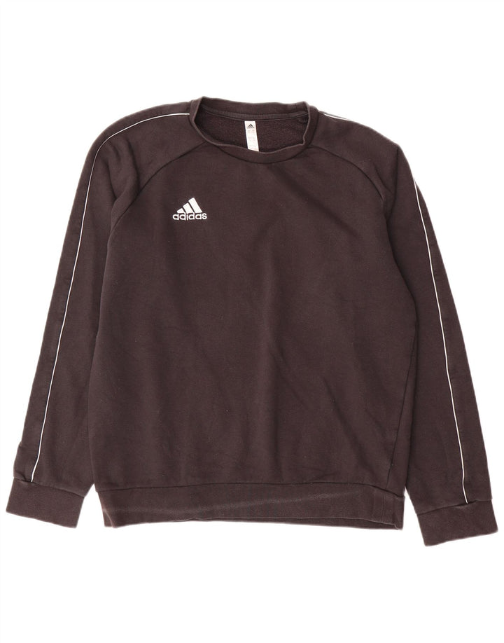 Adidas Hombre Sudadera Jumper Medium Negro Algodón
