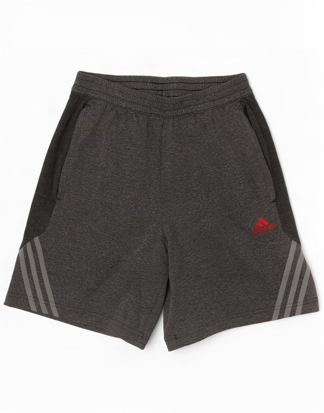 Adidas Mens Climacool Sport Shorts Pequeño Gris Colorblock Poliéster