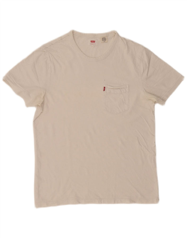 Levi's Camiseta para Mujer Top UK 8 Small White