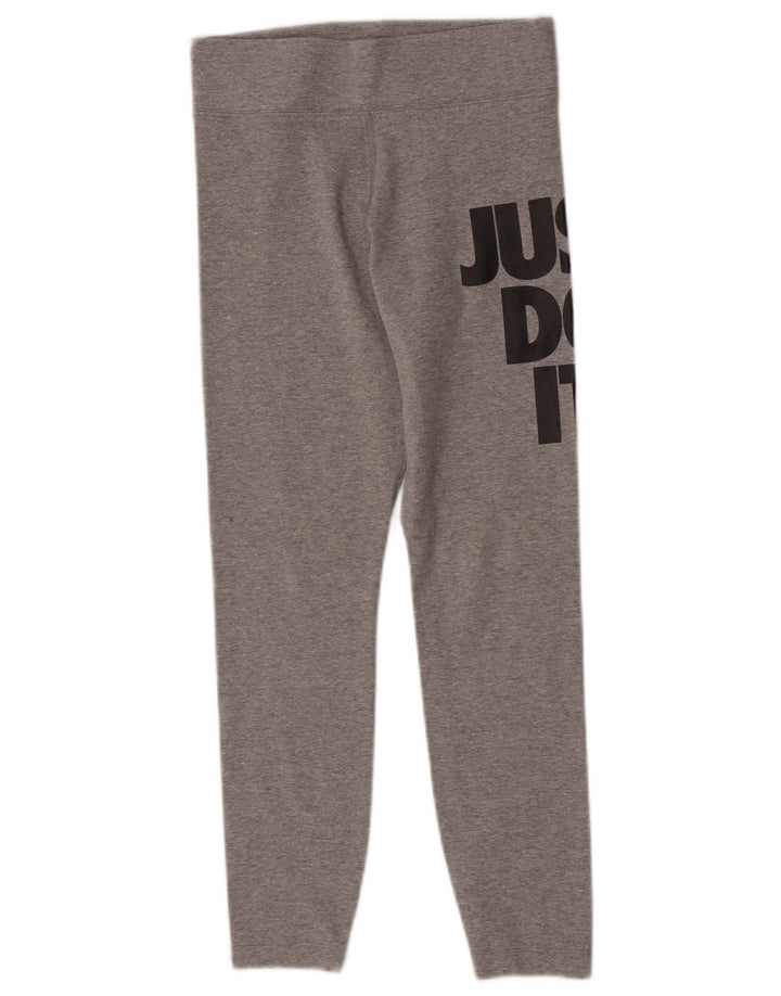 Nike Leggings gráficos para mujer Reino Unido 8 Pequeño gris moteado de algodón