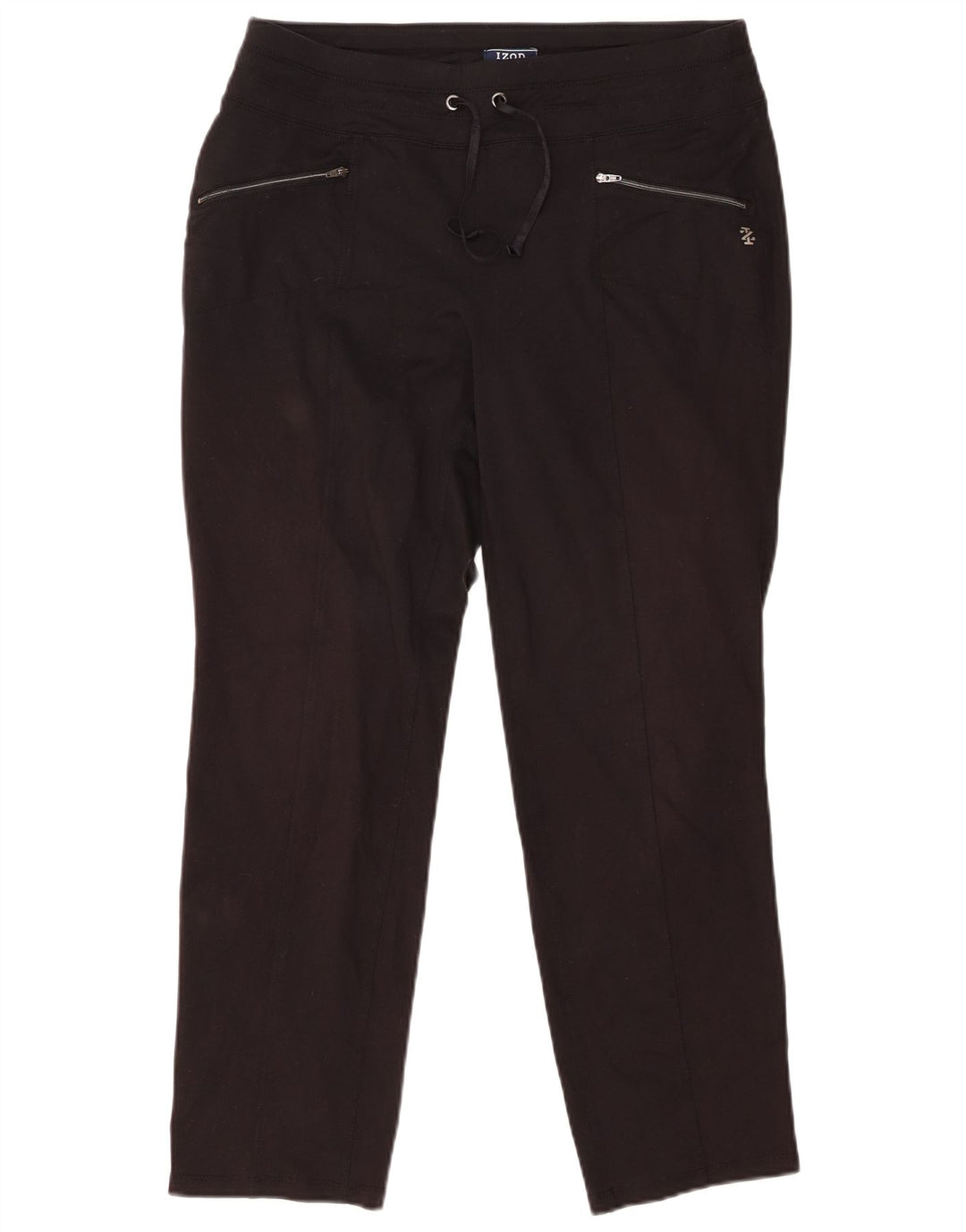 IZOD Pantalones de chándal para mujer UK 44 Mediano Negro Poliéster