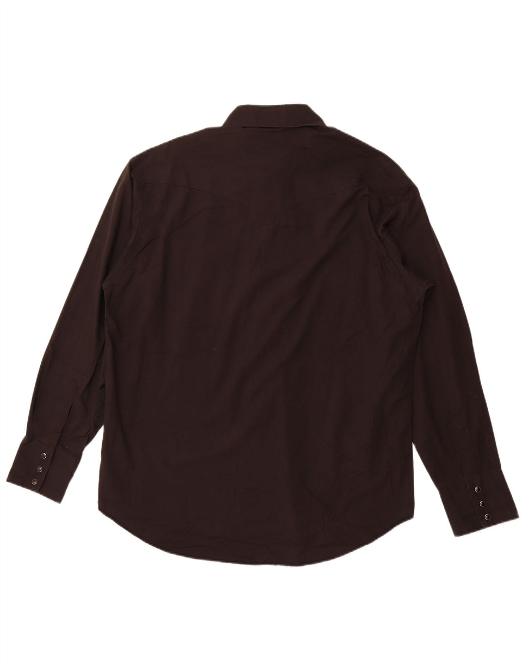 WRANGLER Camisa para hombre grande de algodón negro