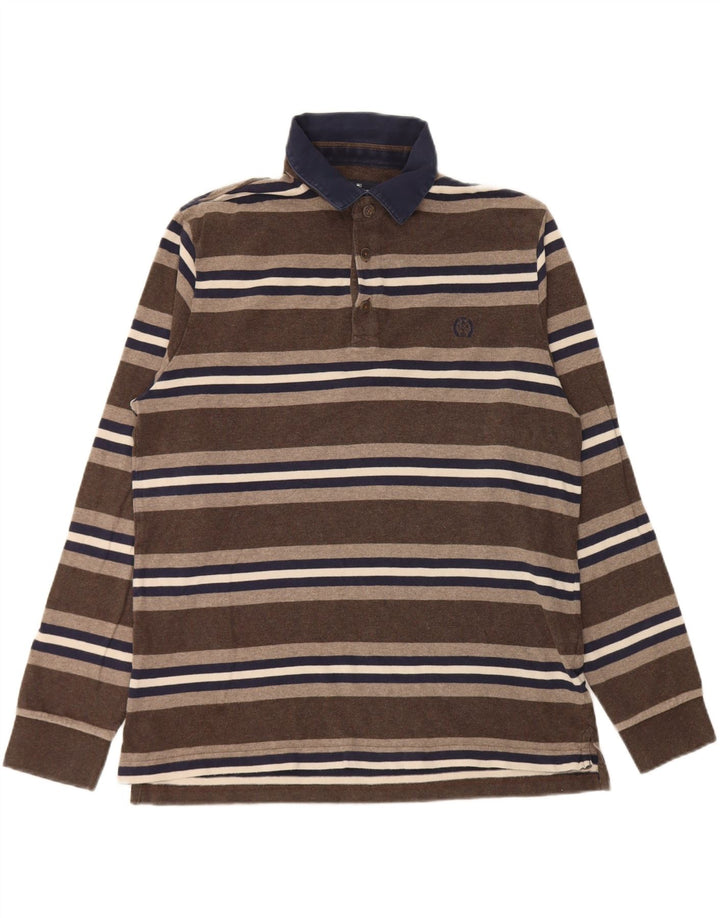 Marks & Spencer Polo de rugby de manga larga Blue Harbor para hombre Marrón medio