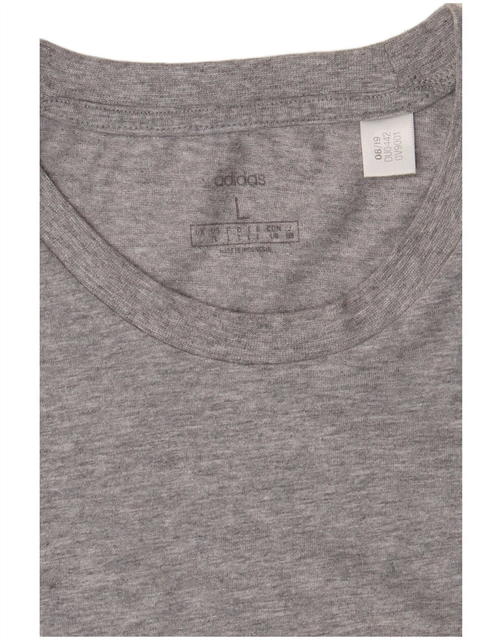 ADIDAS Camiseta para hombre Top Grande Gris