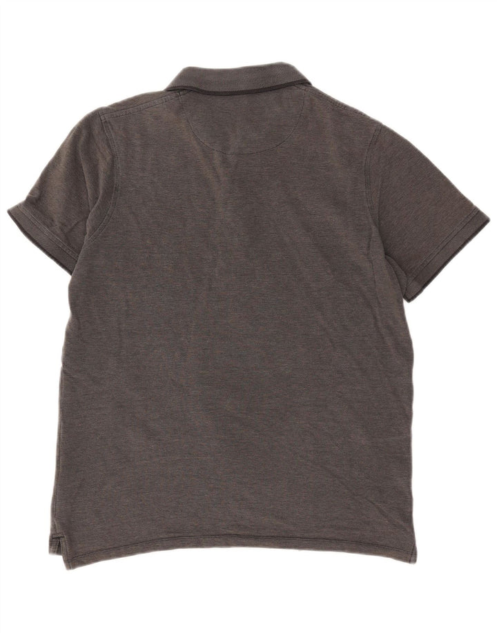 Polo Jack & Jones para hombre de algodón gris grande