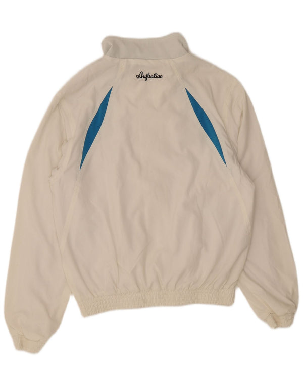 AUSTRALIAN L'ALPINA Chaqueta superior de chándal para hombre IT 46 Small White Colourblock