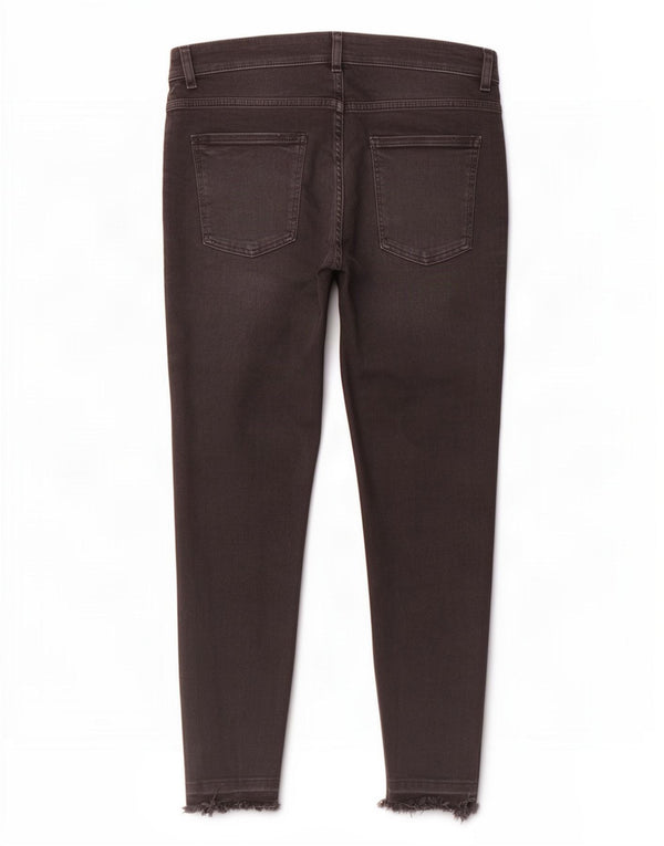 Zara Jeans ajustados desgastados para hombre EU 44 Large W34 L28 Algodón negro
