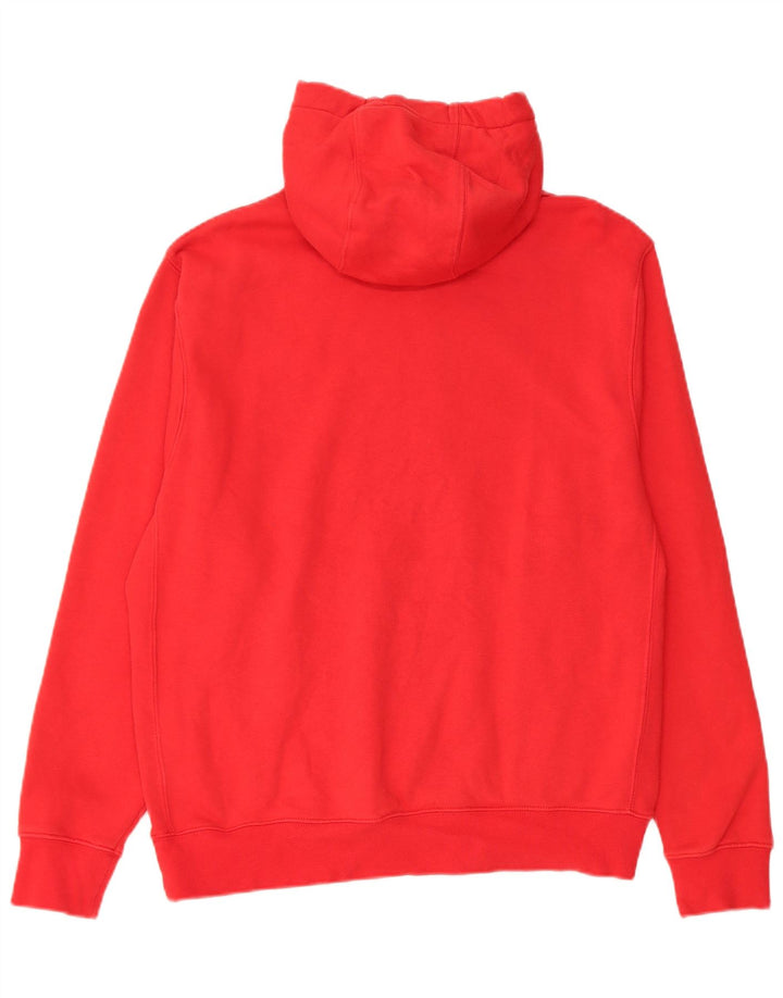 Nike - Sudadera con capucha para mujer, talla 40, algodón rojo mediano