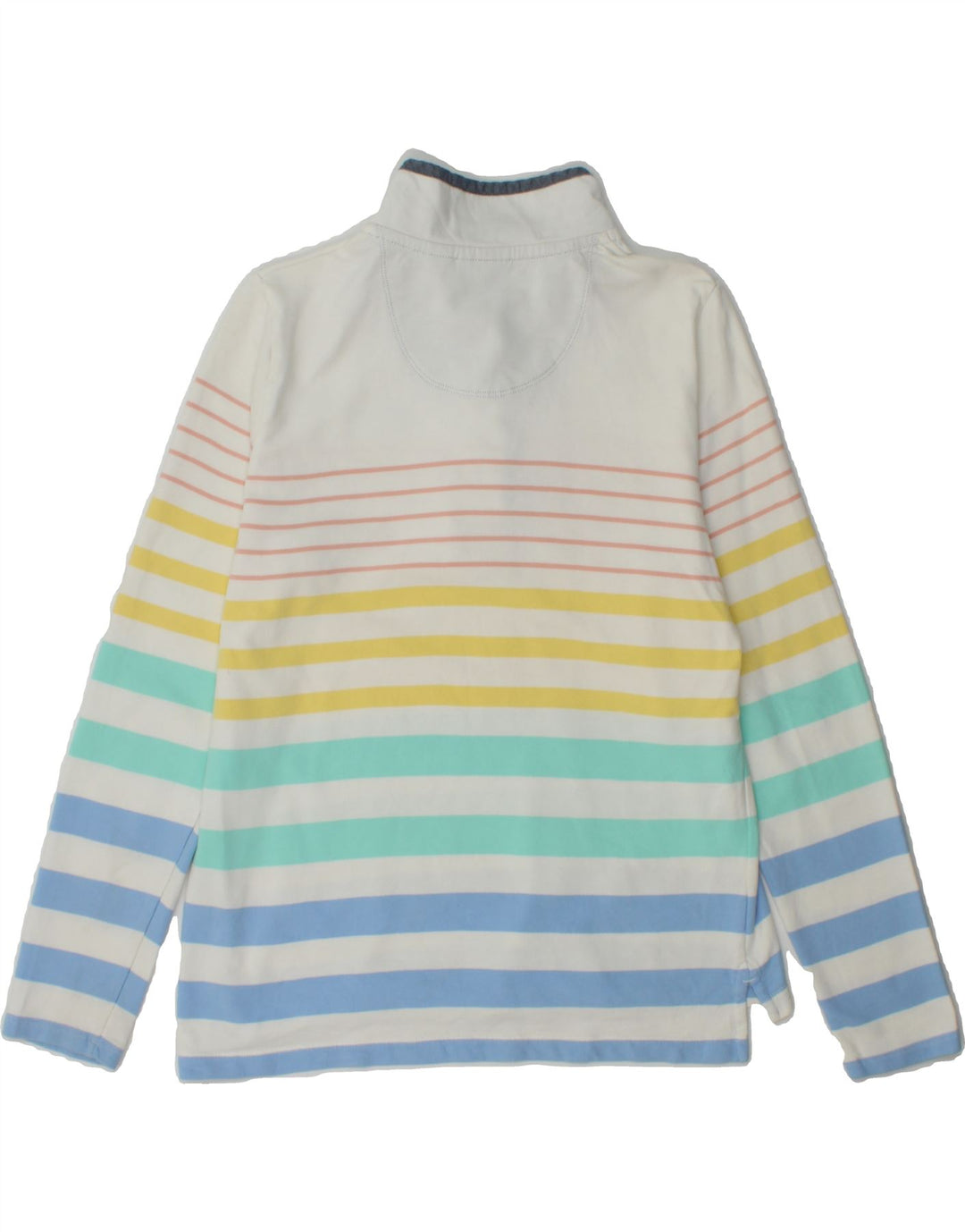 L.L.BEAN Womens Sweatshirt Jumper UK 10 Small Multicoloured Striped Vintage L.L.Bean and Second-Hand L.L.Bean from Messina Hembry 