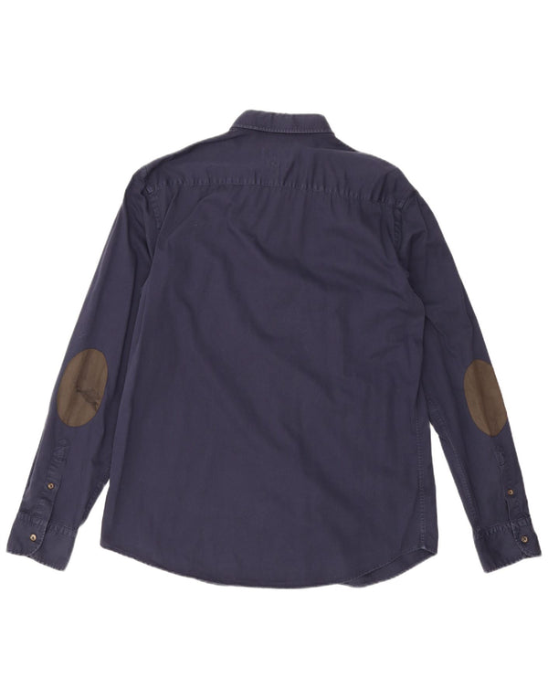 Camisa Massimo Dutti Hombre XL Azul Marino