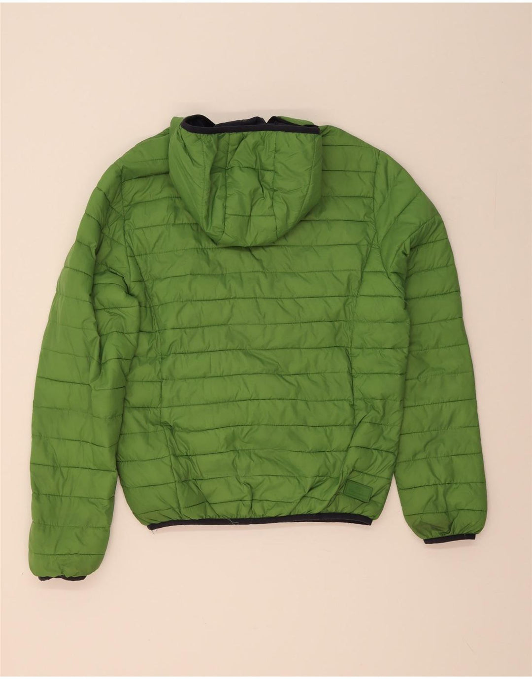 Champion Chaqueta acolchada con capucha para hombre UK 38 Poliamida verde medio