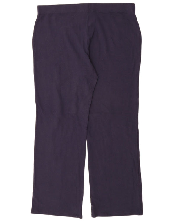 Marks & Spencer Pantalones de Chándal para Mujer UK 40 XL Algodón Azul Marino