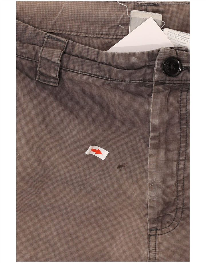 Pantalones cortos tipo cargo Nike para hombre medianos W32 algodón marrón