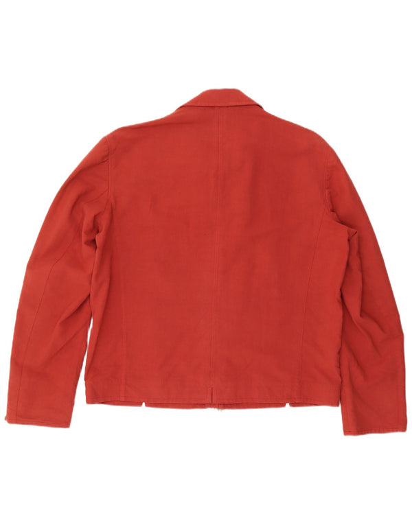 Roberto Biagini Chaqueta utilitaria para hombre IT 54 2XL Algodón rojo