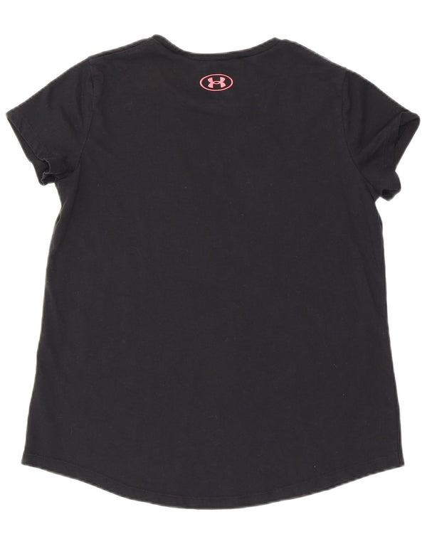 Under Armour Camiseta holgada con gráfico para niña 13-14 años XL Negro