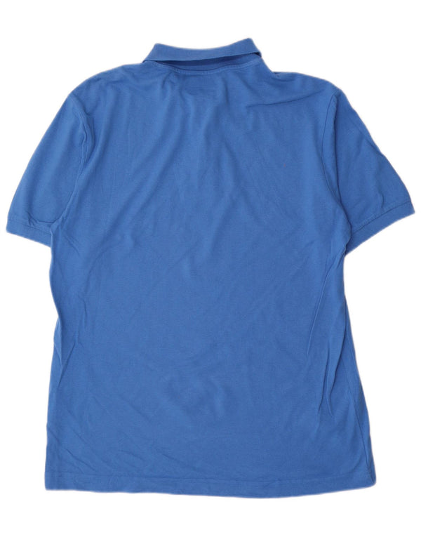 Polo Kappa Hombre Grande Azul Algodón